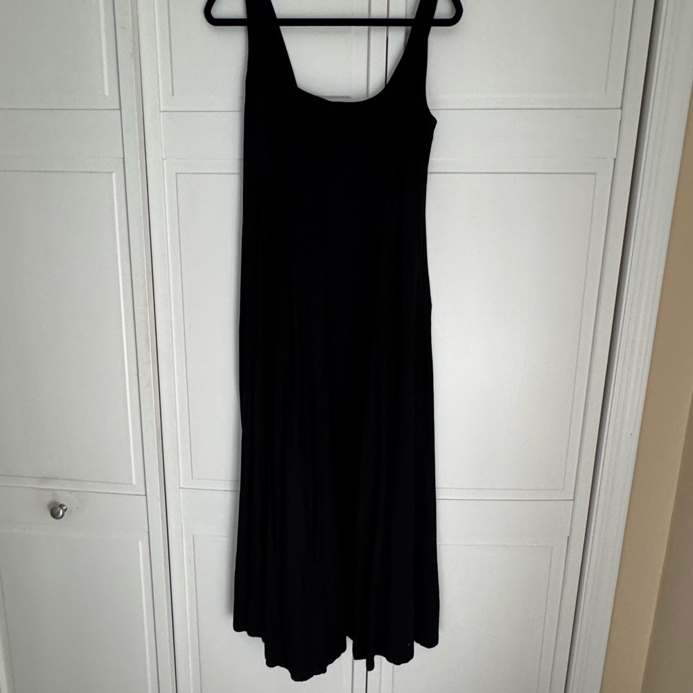 GAP Classic Black Maxi Dress Linen